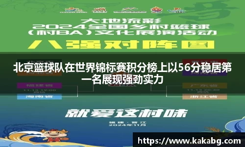 北京篮球队在世界锦标赛积分榜上以56分稳居第一名展现强劲实力